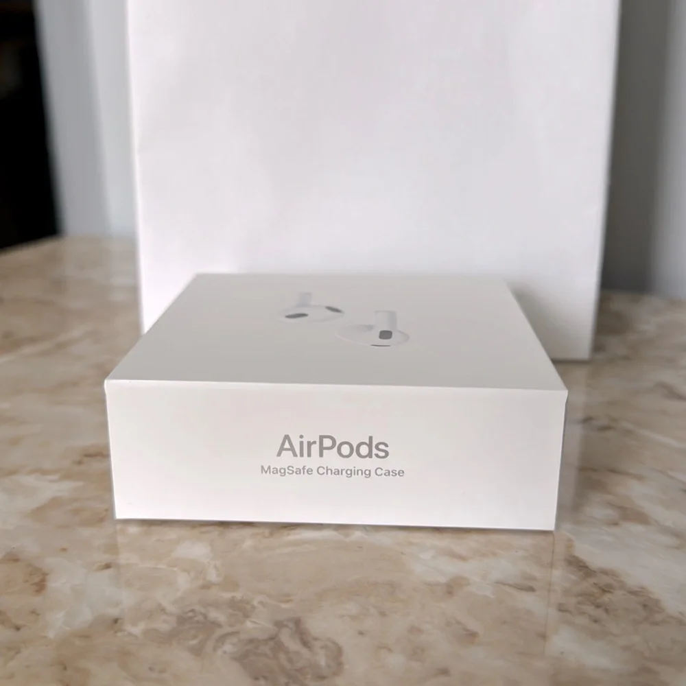 New Authentic Apple - AirPods with Lightning Charging Case.